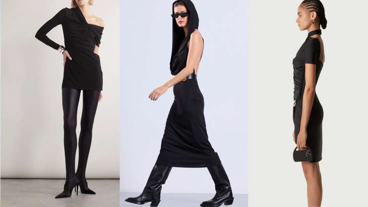 Платье с драпировкой — модный способ подчеркнуть фигуру