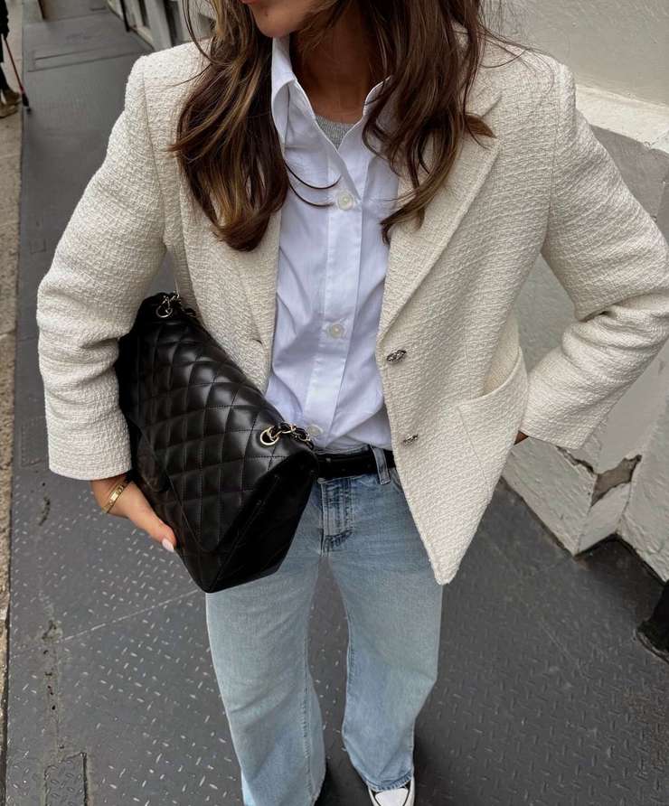 Джинсы-бойфренды: модные сочетания и как носить в 40+ лет Джинсы-бойфренды: модные сочетания и как носить в 40+ лет