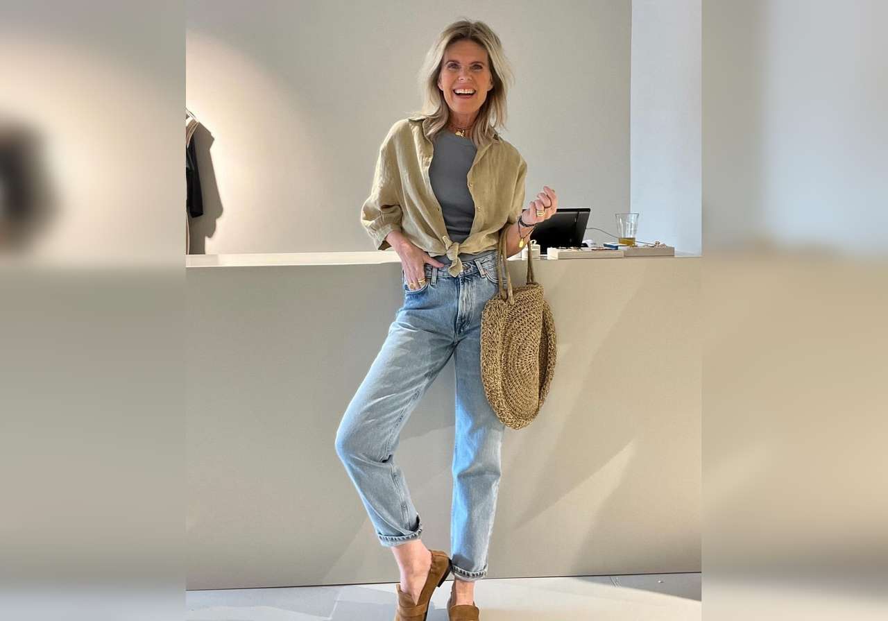 Джинсы-бойфренды: модные сочетания и как носить в 40+ лет Джинсы-бойфренды: модные сочетания и как носить в 40+ лет