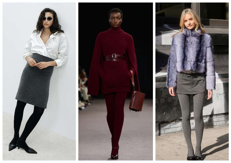 Трендовые колготки осени 2025: не бойтесь ярких оттенков Трендовые колготки осени 2025: не бойтесь ярких оттенков