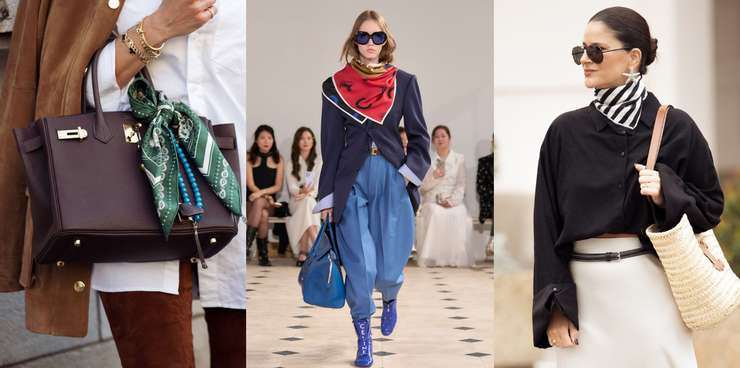 Подари мне платок: как стильно носить его осенью 2025 Подари мне платок: как стильно носить его осенью 2025