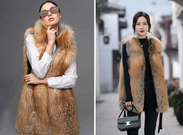 Меховые жилетки опять в тренде: какие выбрать и как носить осенью и зимой
