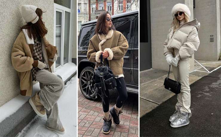 Угги, дутики, moon boots: как носить теплую обувь и выглядеть аккуратно Угги, дутики, moon boots: как носить теплую обувь и выглядеть аккуратно