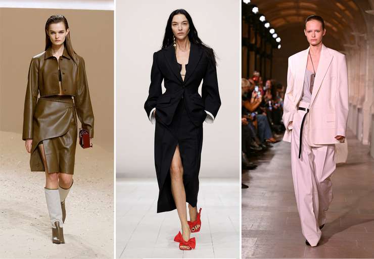 Женственный костюм: как носить двойку и выглядеть остроумно и уместно